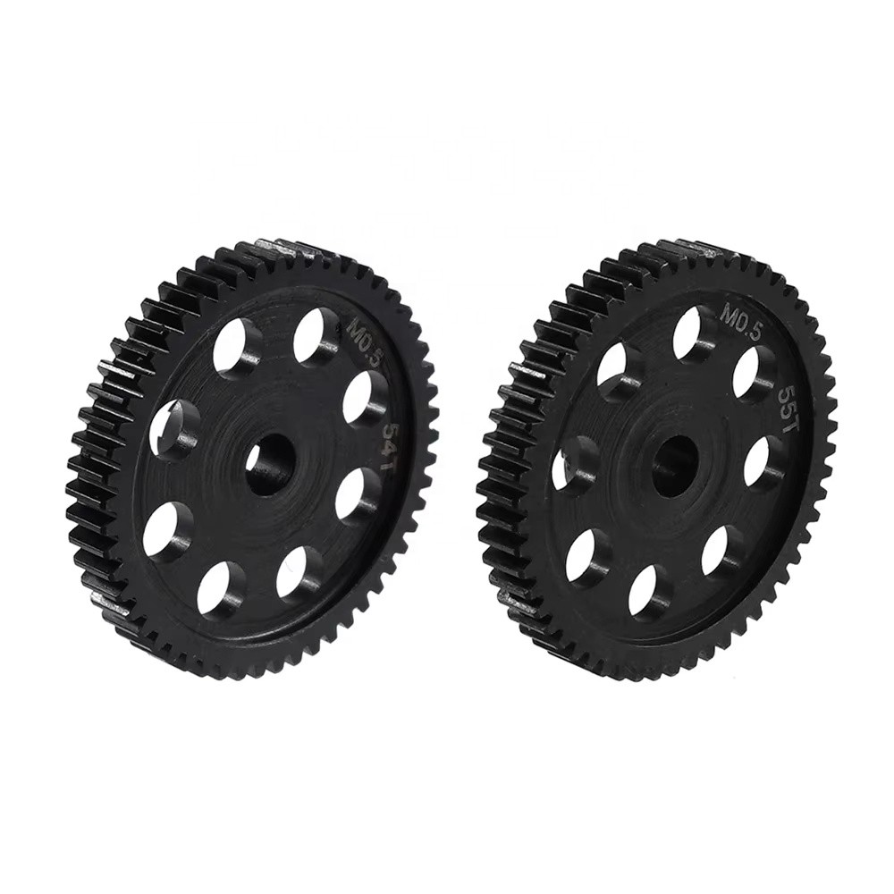 Losi Mini-B 2WD Buggy 1/16 RC รถบรรทุกอะไหล่ 0.5M 54T/55T เหล็ก Spur Gear Pitch วัสดุโลหะ
