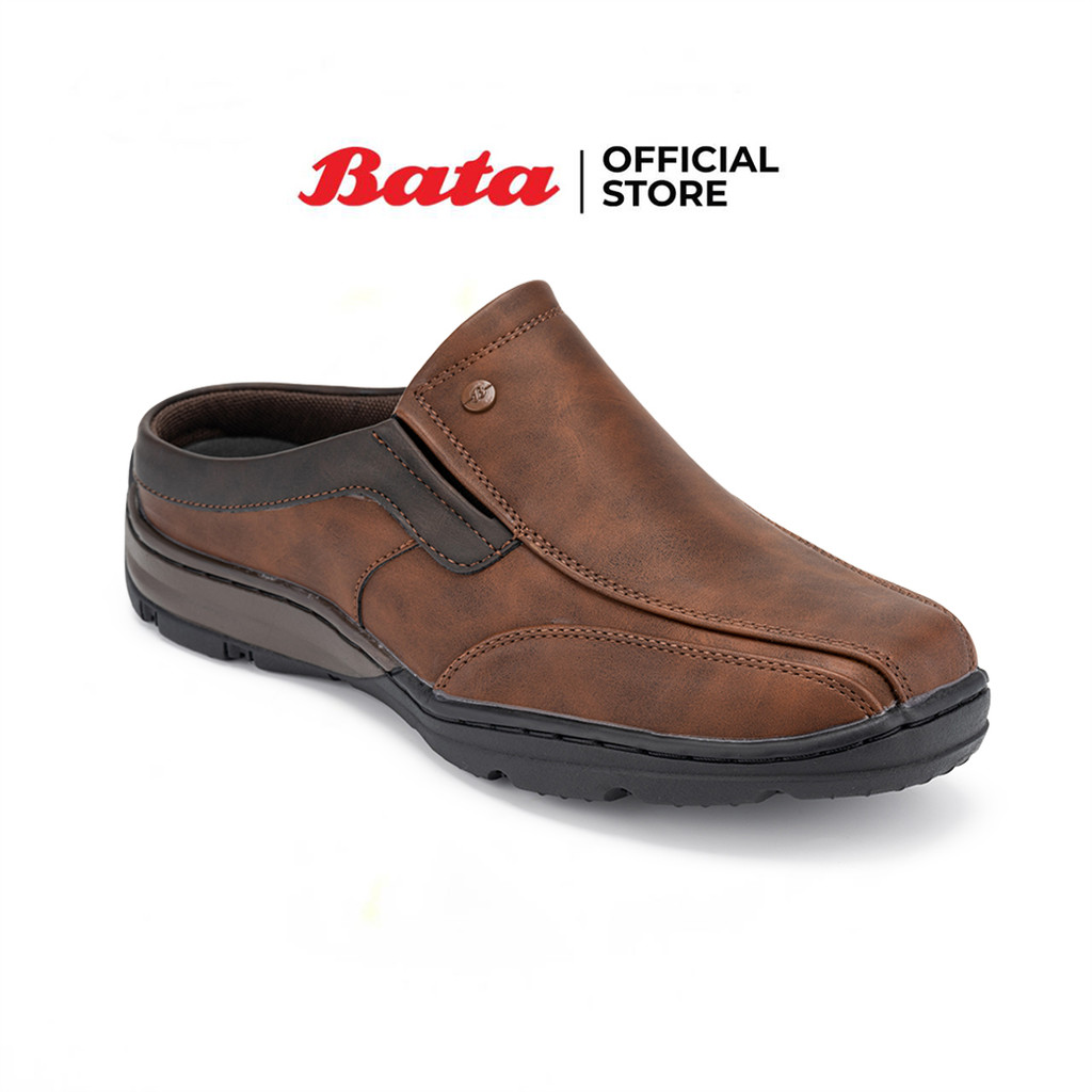 Bata บาจา รองเท้าแบบสวมเปิดส้น สำหรับผู้ชาย รุ่น CAMELIO สีน้ำตาล 8314169 สีดำ 8316169