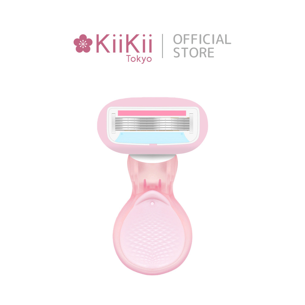 KiiKii ที่โกนขนผู้หญิง มีดโกนขนขนาดเล็ก 5 ชั้น พกพาง่าย ใช้งานสะดวก กำจัดขนเรียบเนียนไม่เจ็บปวด