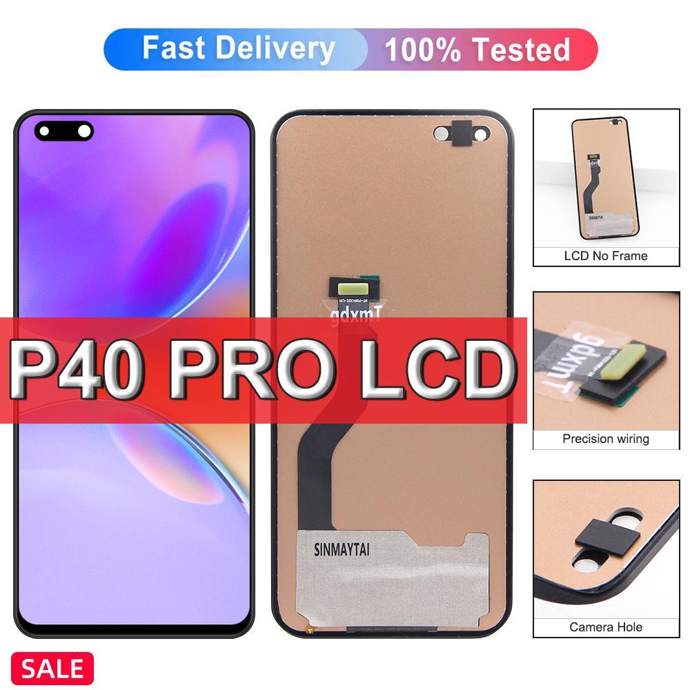 TFT p40 pro DIsplay สําหรับ Huawei P40 pro ELS-NX9 ELS-N04 จอแสดงผล LCD Touch Screen Digitizer Assem