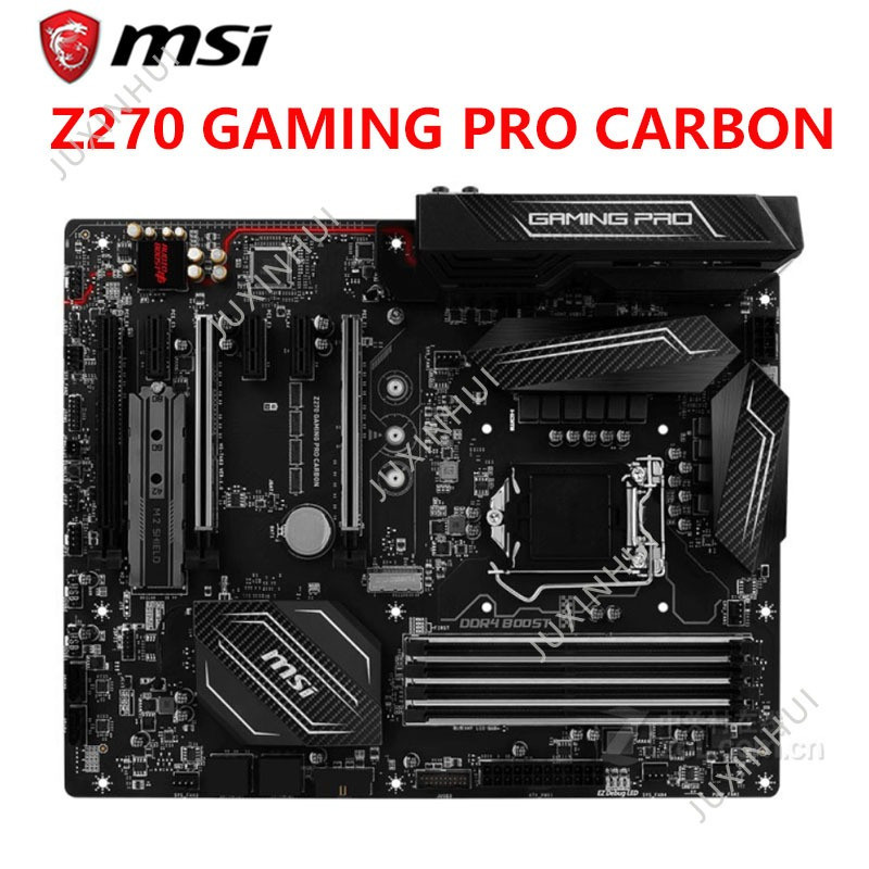 MSI Z270 GAMING PRO CARBON 1151 เข็มขัดเข็ม M.2 รองรับ i56400 7700k