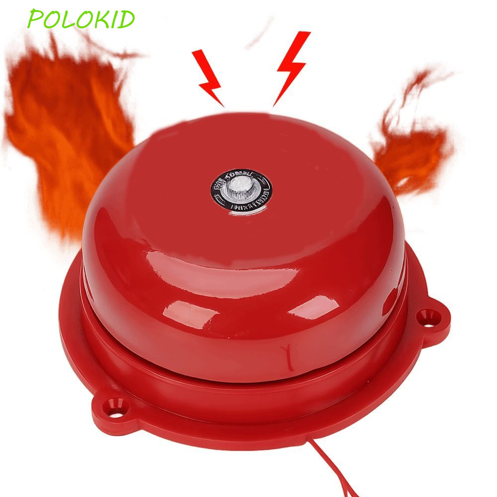 POLOKID Point Fire Alarm, กันน้ําโลหะภายใน Strike Alarm Bell, ติดตั้งง่าย AC 220V ภายใน Strike ประเภ