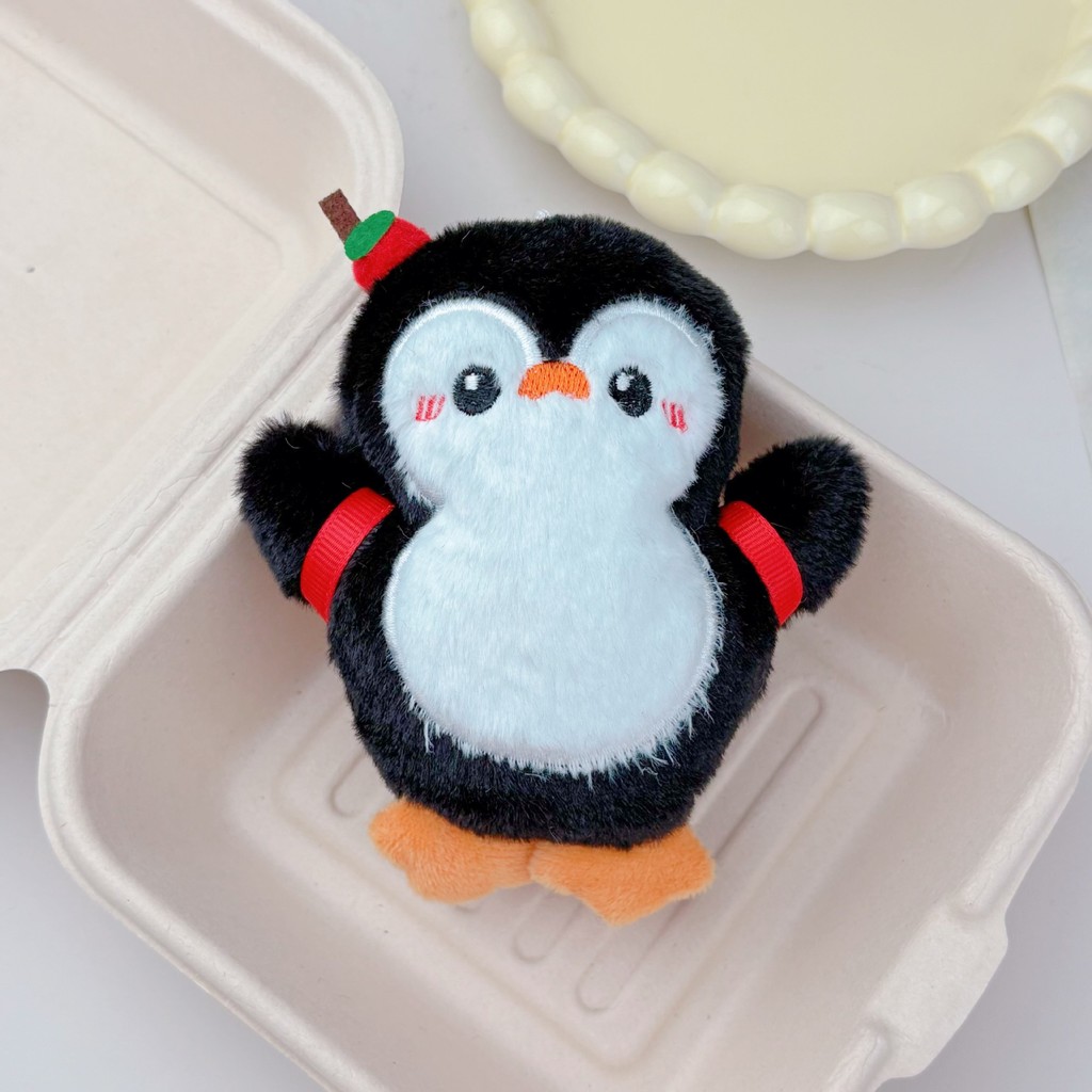 น่ารักปลาเพนกวินจี้ตุ๊กตาสารภาพตุ๊กตากระเป๋าพวงกุญแจจี้ของขวัญ เอสพี133 - รูปที่ 3