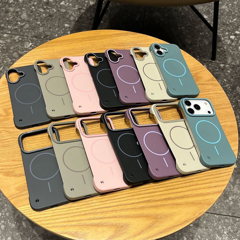 HOCE Frameless Skin Feel Soft Magnetic Phone Case สําหรับ Iphone 17 16 15 14 13 12 Pro Max TPU Cover Cases - รูปที่ 6