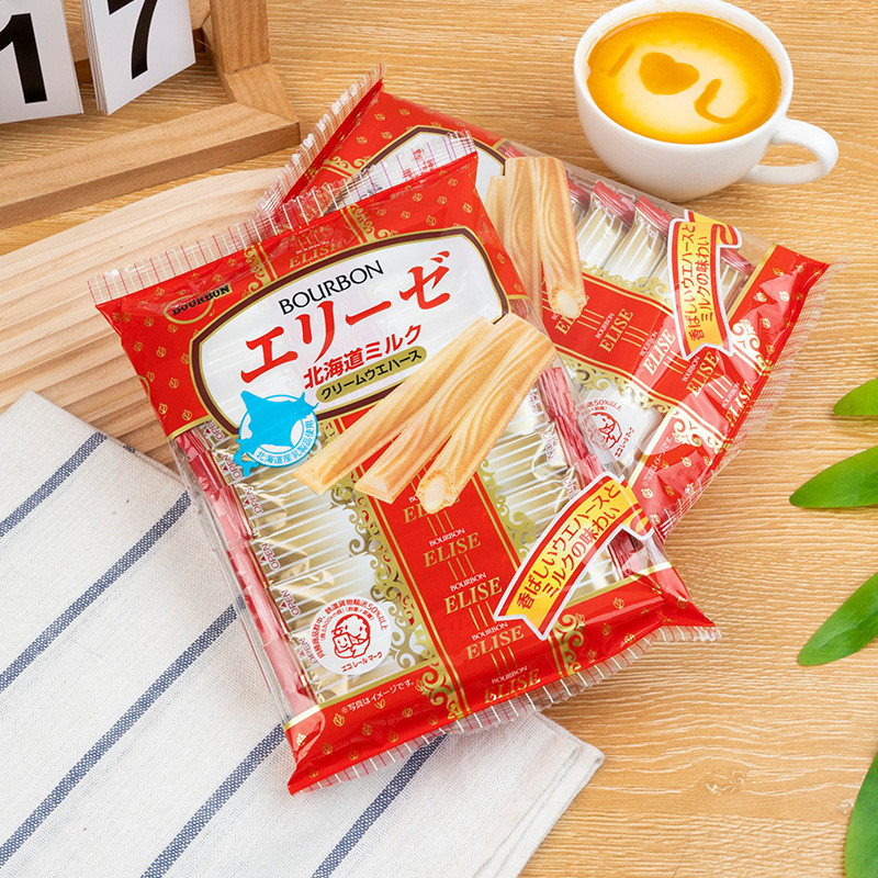 พร้อมสต็อก Bourbon Bourbon Bourbon โกโก้ช็อกโกแลตบิสกิตไข่ม้วนช็อกโกแลตม้วน Melaleuca Pastry 25.11.1