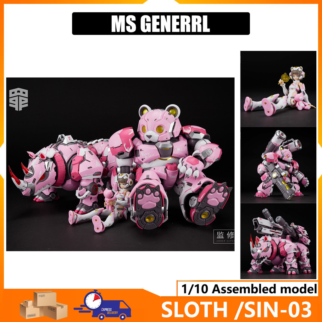 【MS GENERRL】 SLOTH/SIN-03 SLOTH/BEARHUG/COCO RUSH 1/10 Assembly Model General Soul Ji Assembly Model