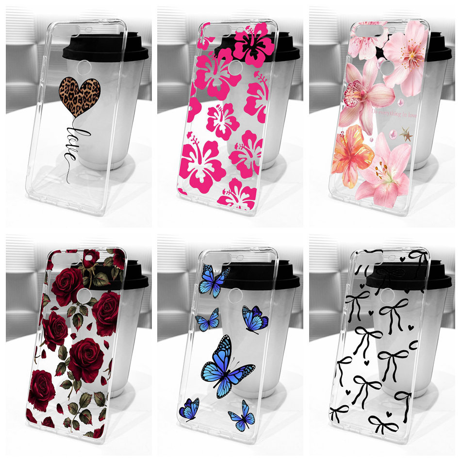 สําหรับ Huawei Nova 2 Lite LDN-L21 LDN-LX2 / Nova Lite PRA-LX1 PRA-LX2 โปร่งใส TPU ปลอกซิลิโคนอ่อนนุ