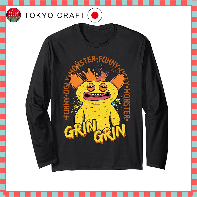 Fuglar Green Green Originals Monster Long Sleeve T-Shirt