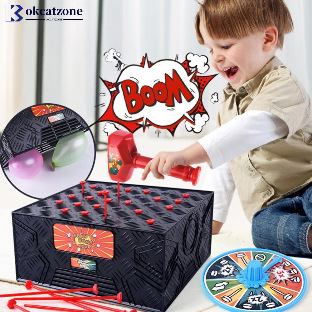 OKCATZONE บอลลูน Bursting เกมโต๊ะของเล่นการศึกษา Interactive เกมแม่ลูก Bonding Party Family Group อา