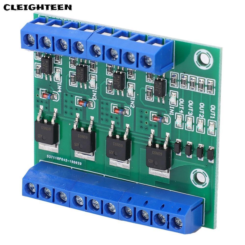 CLEIGHTEEN Field Effect Tube Module, PWM 3-20V YYNMOS-4 4‐Way MOS Tube Module, Electronic Circuit 4-