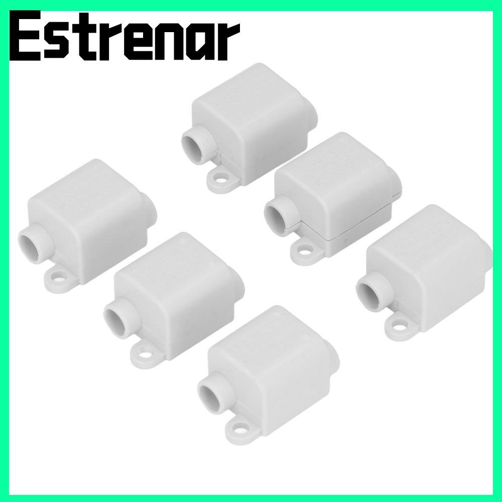ESTRENAR 6 ชิ้นขั้วต่อสายไฟ, 2,5-16mm2 ไฟฟ้าลวดไม่มี Break T ประเภท Splitter, ZK-1216 1000V 100A สกร