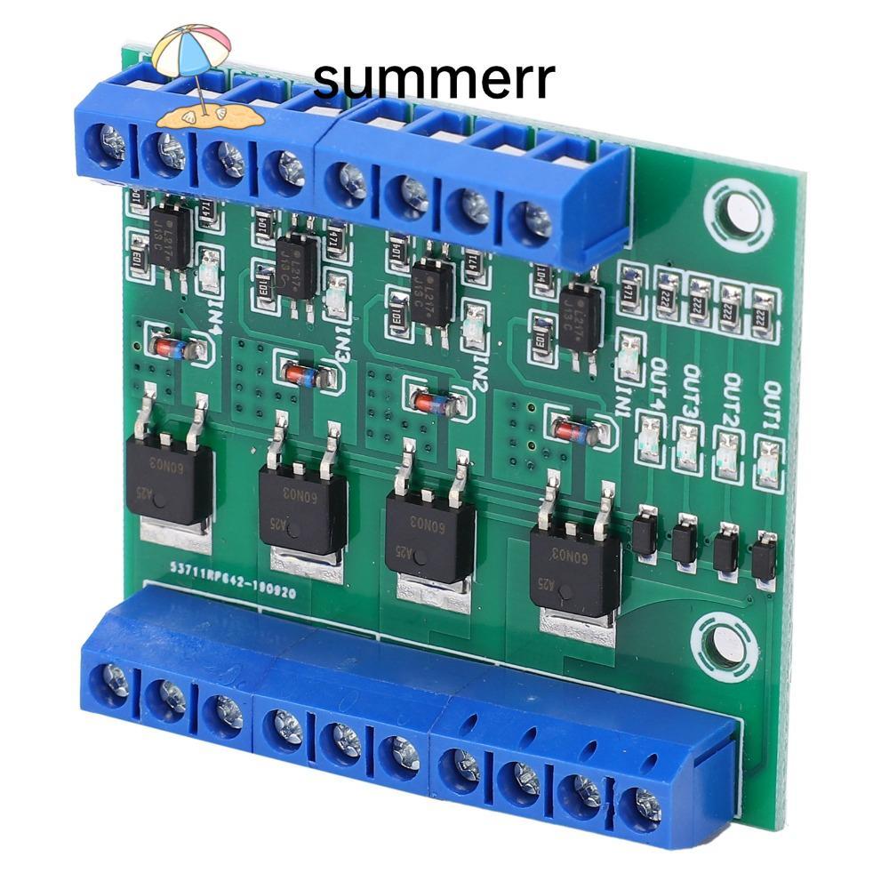 SUMMERR Field Effect Tube Module, 0 ~ 1KHZ 4-Channel 4‐Way MOS Tube Module, Electronic Circuit PWM 3