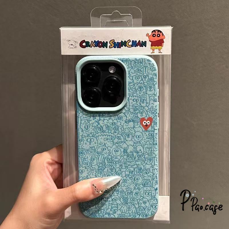 สำหรับ IPhone 17 Air 11 16 12 13 15 14 Pro Max XR X XS Max 7 14 16 8 15 Plus การ์ตูนที่มีคอลเลกชันปกหนังลายห่วงใย ราคา ถูกที่สุด ดีลบีเคเค แกลเลอรีภาพที่ 6