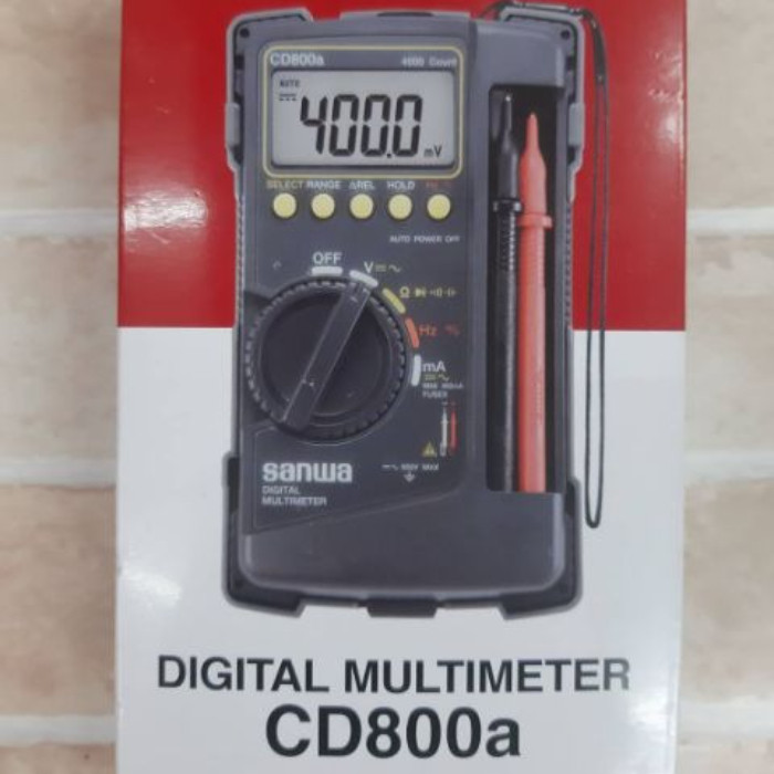 ดิจิตอลมัลติมิเตอร์ (Digital Multimeters) SANWA  รุ่น CD800a