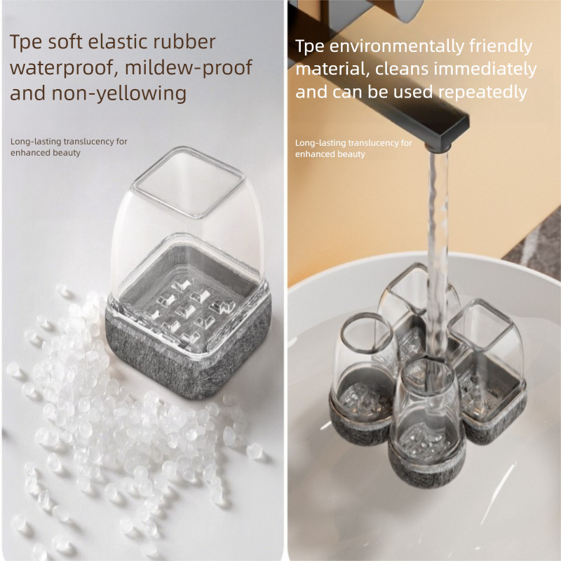 [เงียบกว่ากว่า] สตูลขาฝาครอบป้องกันสวมทนกันลื่นโต๊ะเก้าอี้เท้าปกลดเสียงรบกวนเฟอร์นิเจอร์เสื่อเท้า - รูปที่ 5