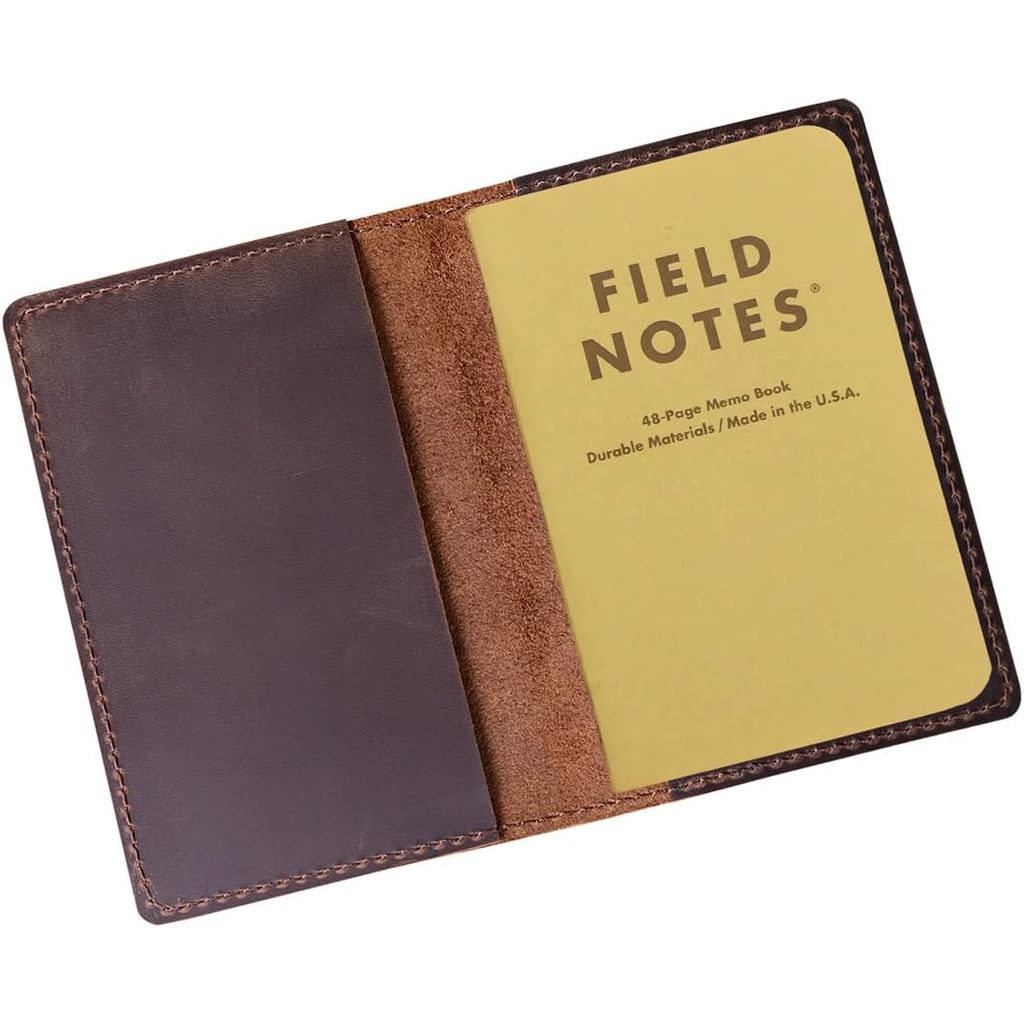 Fan&Ran หนังแท้ Journal Cover สําหรับ Field Notes Notebooks, Moleskine Cahier Journal Pocket 3.5 x 5
