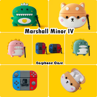 READY STOCK!นําไปใช้กับ Marshall Minor IV เคส Case เคสหูฟัง ซีรีส์การ์ตูนอินเทรนด์ ซิลิโคนนุ่ม เคส เคสหูฟัง