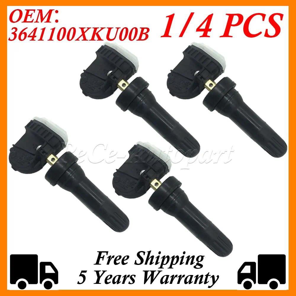1/4PCS 433MHZ TPMS เซ็นเซอร์ความดันยางสําหรับ Great Wall Tengyi Wingle 5 7 Haval H2 H5 H6 H7 M6 3641
