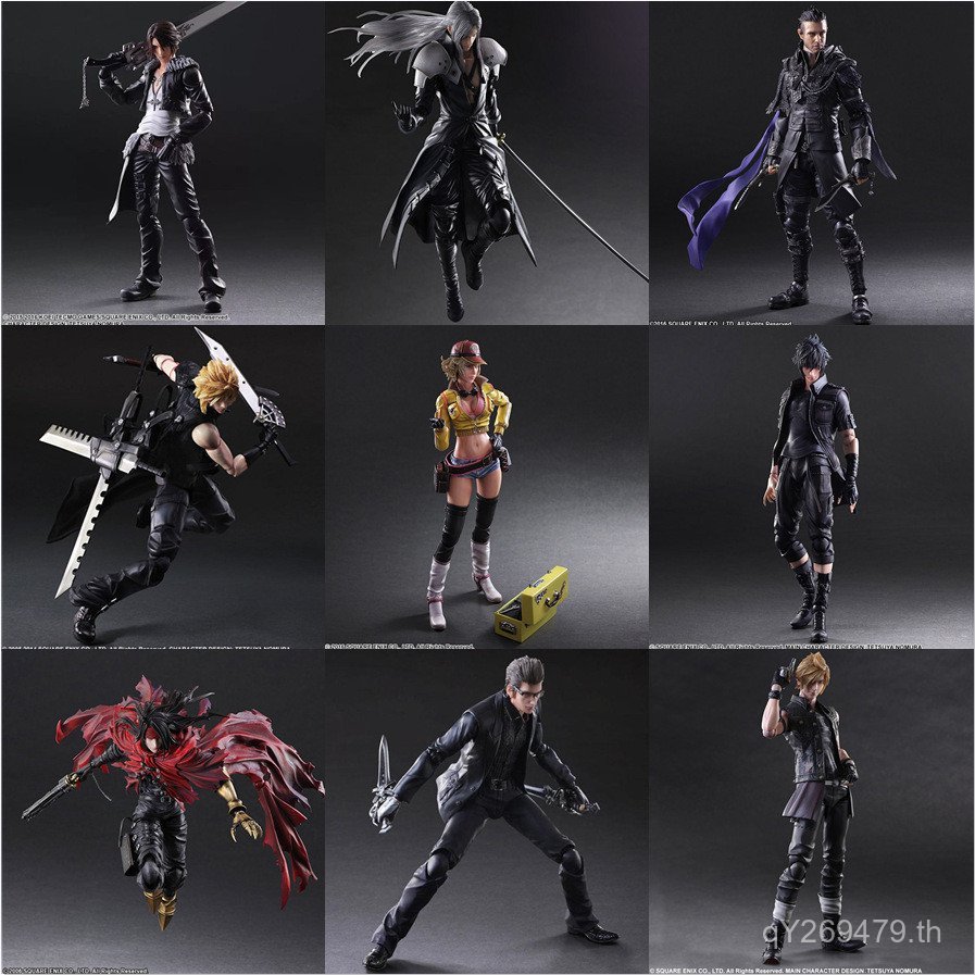 Vincent Pranclauderto Model Final Fantasy Series PA เปลี่ยนเป็นฟิกเกอร์ Knicks Scoll JXFJ