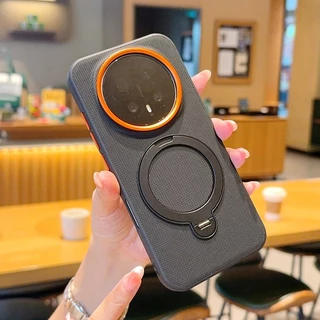 วงเล็บหมุนเคสโทรศัพท์แม่เหล็กสําหรับHonor Magic 8 7 6 Pro GT Pro X70 X60 Pro X9D X9C 5Gกรอบโลหะฝาครอบป้องกันHigh Endปุ่มโลหะอิสระเปลือก