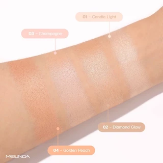 MEILINDA Glow Up Skin Highlighter เมลินดา ไฮไล เกลี่ยง่าย สีสวย ติดทน สวยธรรมชาติ ใช้ง่าย 6g