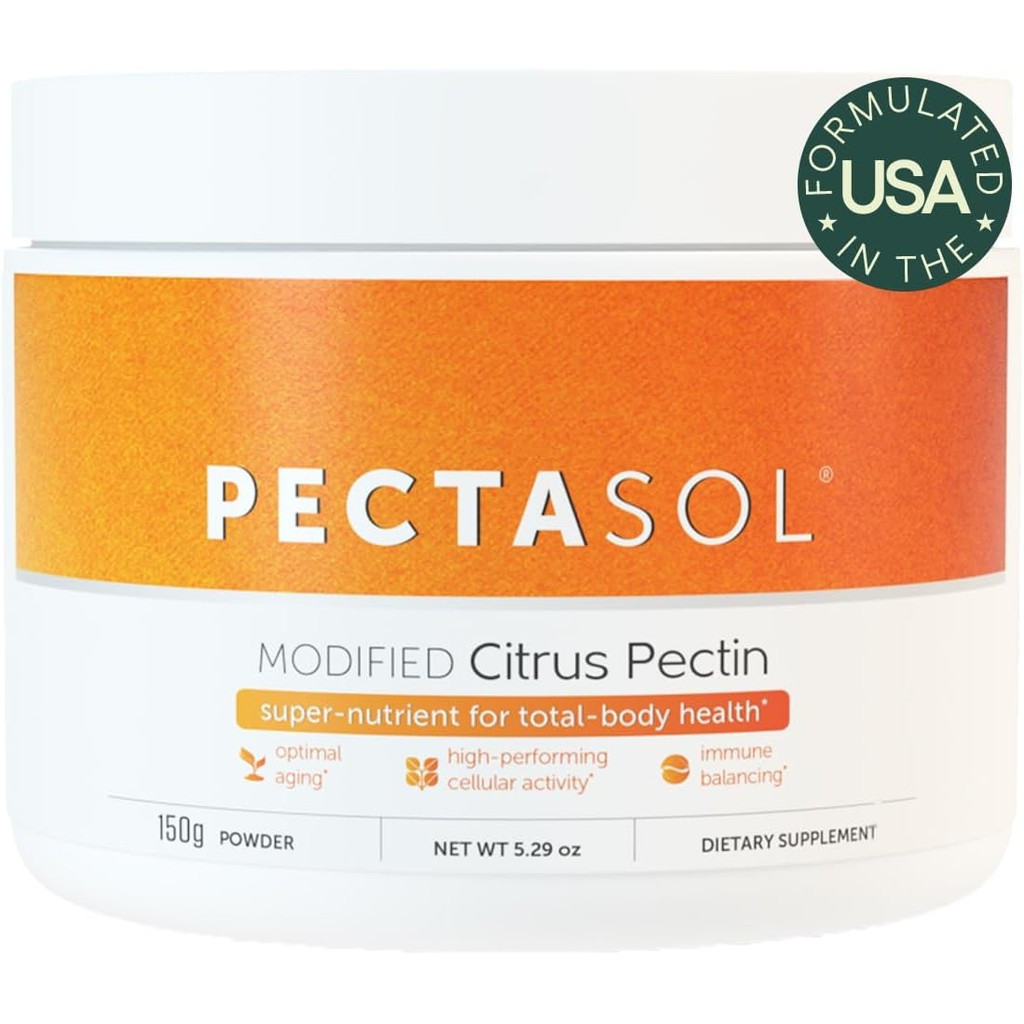 PectaSol Modified Citrus Pectin – 150g Powder – อาหารเสริมสุขภาพร่างกายรวมเพื่อรองรับหัวใจ, ระบบภูมิ