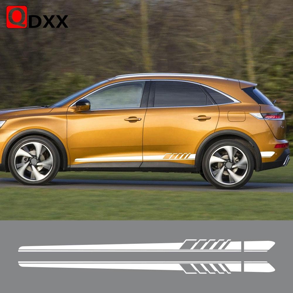 สําหรับ Citroen DS3 Cabrio DS4 DS5 Prestige 5LS DS6 DS7 Auto Tuning อุปกรณ์เสริม 2PCS รถประตูด้านข้า