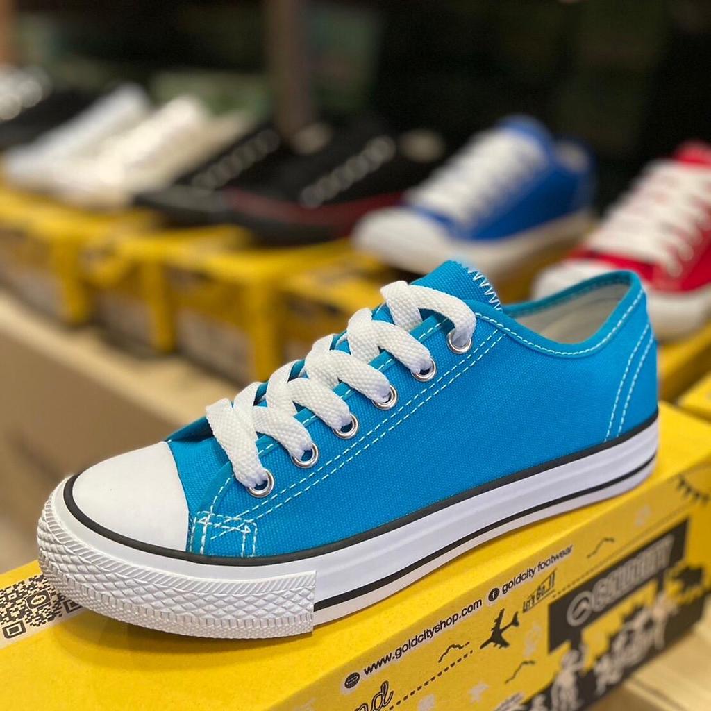 NEW Goldcity GC1207 รองเท้าผ้าใบแฟชั่นทรงคลาสสิค น้ำหนักเบา พื้นยางอย่างดี Size : 37-47 (พร้อมส่ง!) - รูปที่ 2