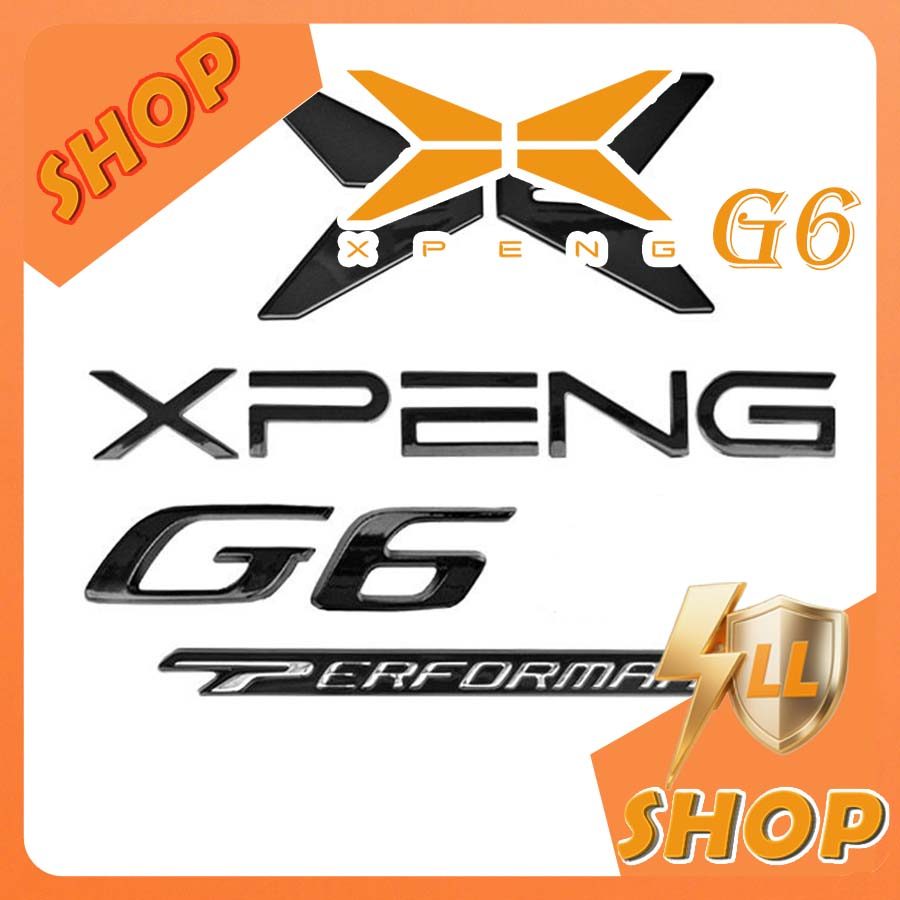 [READY]XPENG G6 Black Car Sticker Body Kit XPENG G6 EV Car Decoration Accessories BZIA