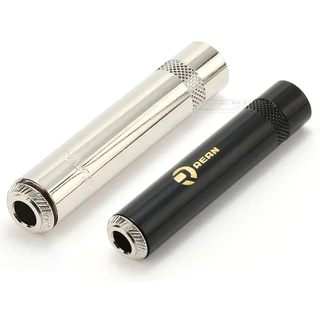 REAN 6.35 มม.2/3 เสาสเตอริโอปลั๊ก Gold-plated 1/4′′ Mono ชุดหูฟังไมโครโฟน Solder TRS ลําโพงกีตาร์ TS Connecto