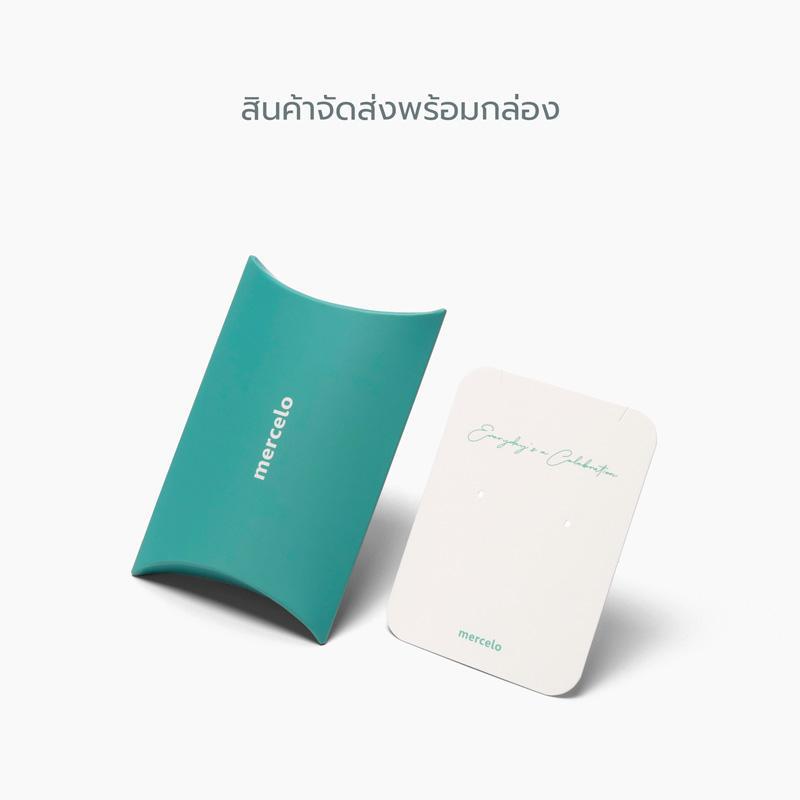 Modern Grace Earrings ต่างหูเงินแท้ S925 [MERCELO] - รูปที่ 4