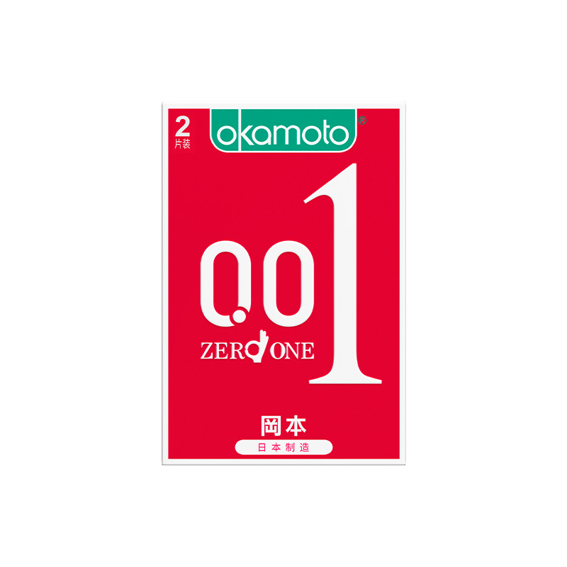 Okamoto 001 Ultra-Thin Condom Happiness 0.01 ของแท้ชาย Nude Condom 003 Flagship Store Official Flags