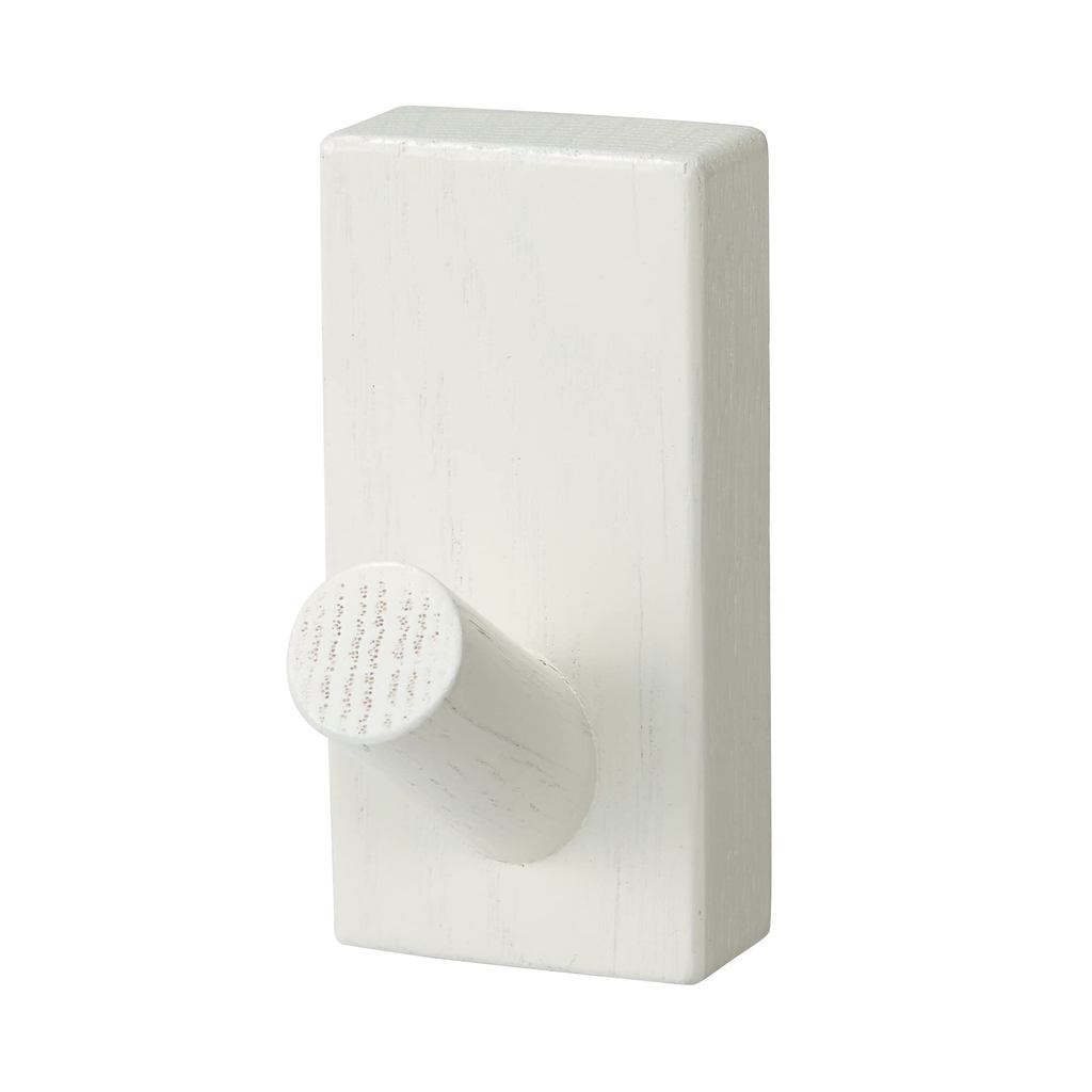 MUJI Resin Wall-mounted Furniture Hook Oak Light Grey 44520697 W4 x D6 x H8 cm