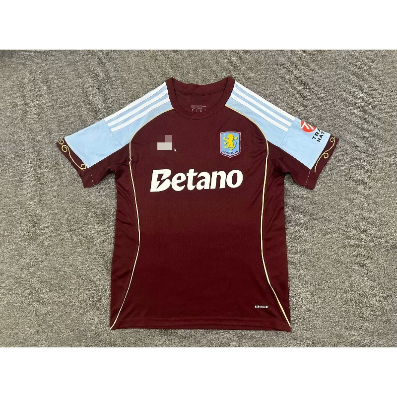 เสื้อบอลทีม Aston Villa บ้าน ไซส์ S-4XL