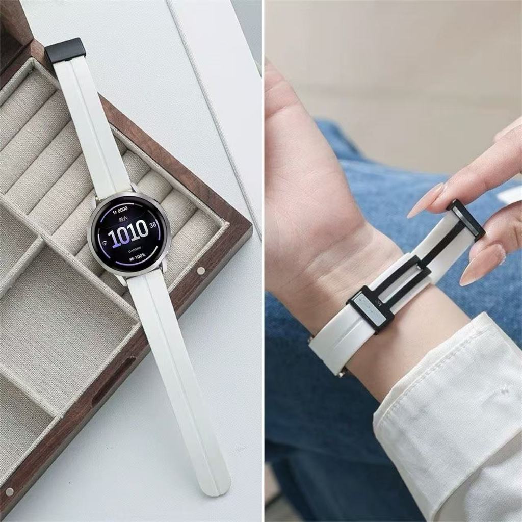 สายนาฬิกาgarmin venu2ตัวเรือน45mm venu3(45mm)venu4(45mm) vioactive4 forerunner255 265 570(47mm)