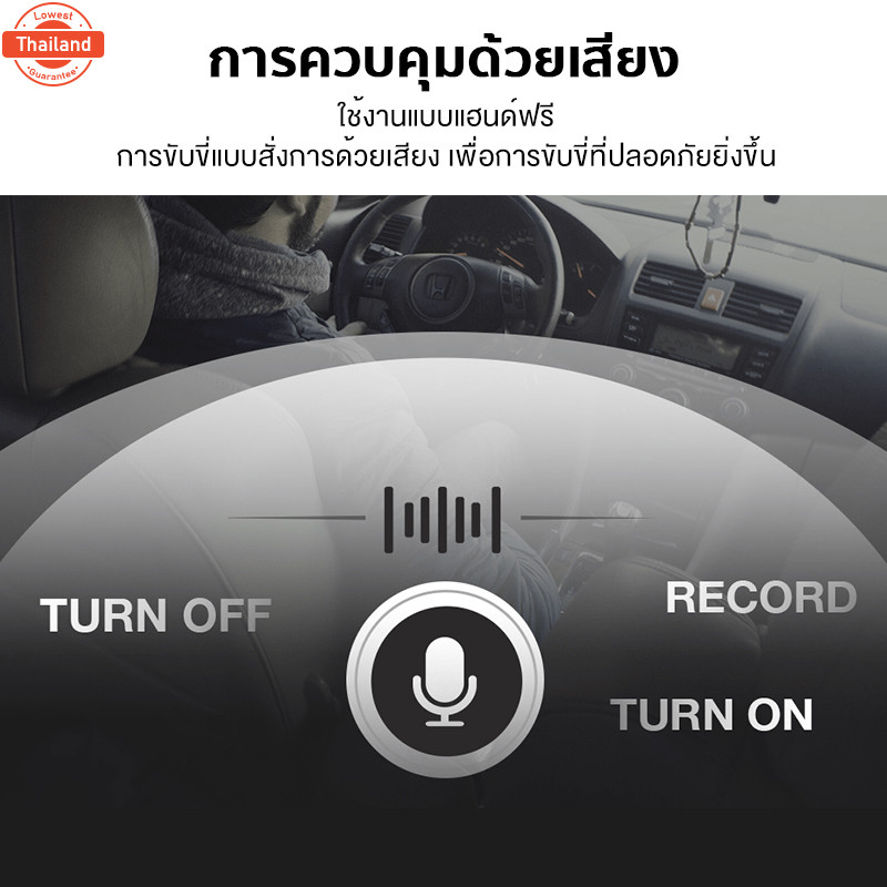 70mai Dash Cam LF9 Pro เมนูภาษาไทย กล้องติดรถยนต์ กล้องหน้ารถ พร้อม WIFI สั่งการด้วยเสียง Voice Comm