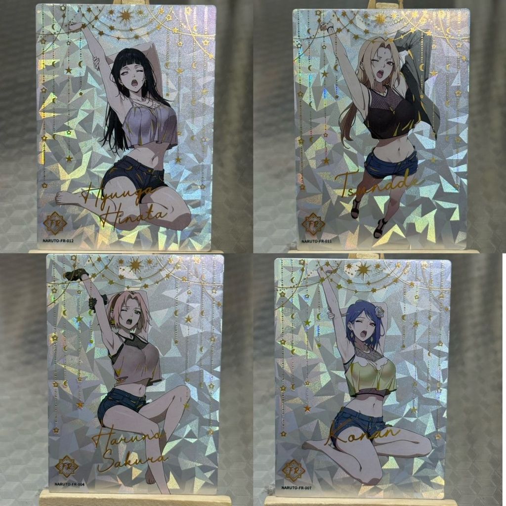 [Naruto] Series การ์ดอย่างเป็นทางการแบรนด์ใหม่ประณีต FR Wake Up Card Out of Print Collection Card Naruto Merchanded Hinata