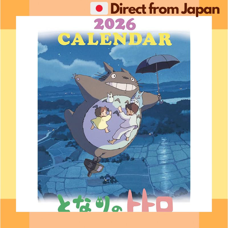 Ensky My Neighbor Totoro 2026 B3 Wall Calendar Studio Ghibli Anime Poster [Japan Shipped]