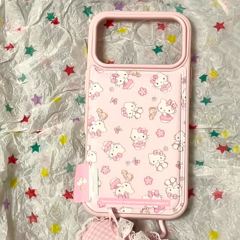 รูปแบบดอกไม้แมวเคสโทรศัพท์สําหรับ iPhone 17promax 16promax 16plus 16pro 15promax 15plus 14plus 13 14 พร้อมหนังหุ้มปลายลึงค์ลาย 14 ป้องกันการตกนักเรียนหญิงตัด GBD