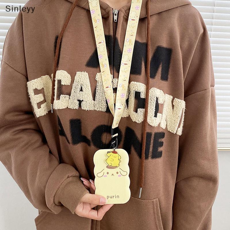 NLE Sanrio Hello Kitty Cinnamoroll Melody Lanyard สําหรับคีย์ ID Card Bus Gym Badge ผู้ถือสายคล้องคอ