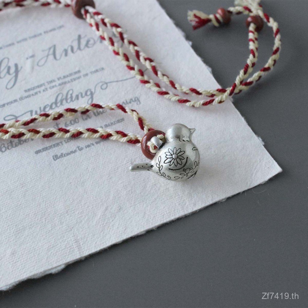 สร้อยคอถักด้ายฝ้าย นุ่มนวล สร้อยคอนมยาว พร้อมจี้แฟชั่นที่เรียบง่าย BRM0