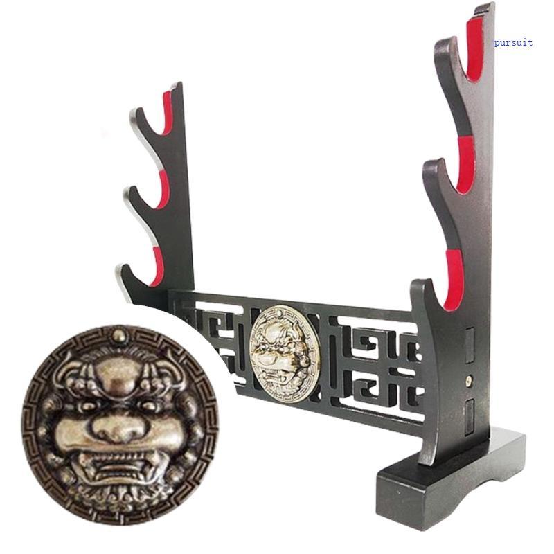 SUIT* Multilayer Swords Cutter Display Holder Swords Flute Storage Stand ตกแต่ง