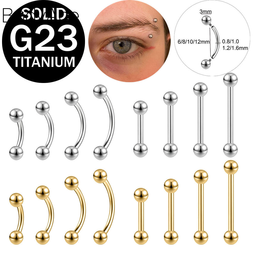 Bodyace titanium ear piercing set ขนาด 14G-20G กะทัดรัด ใช้งานได้หลายแบบ เช่น หู คิ้ว และภายในปาก อย่างลิ้น