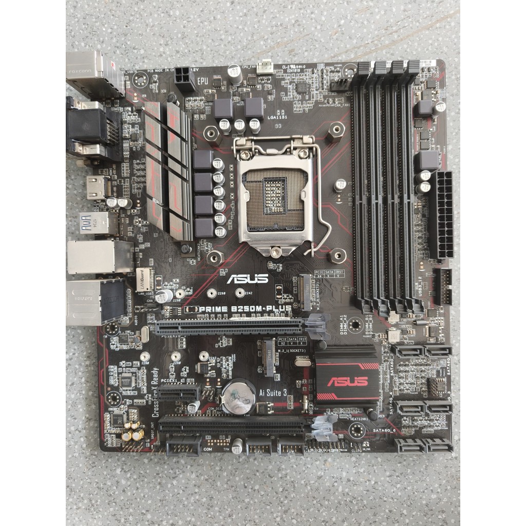 เมนบอร์ด Asus PRIME B250M-PLUS เหมาะสําหรับ LGA 1151 DDR4