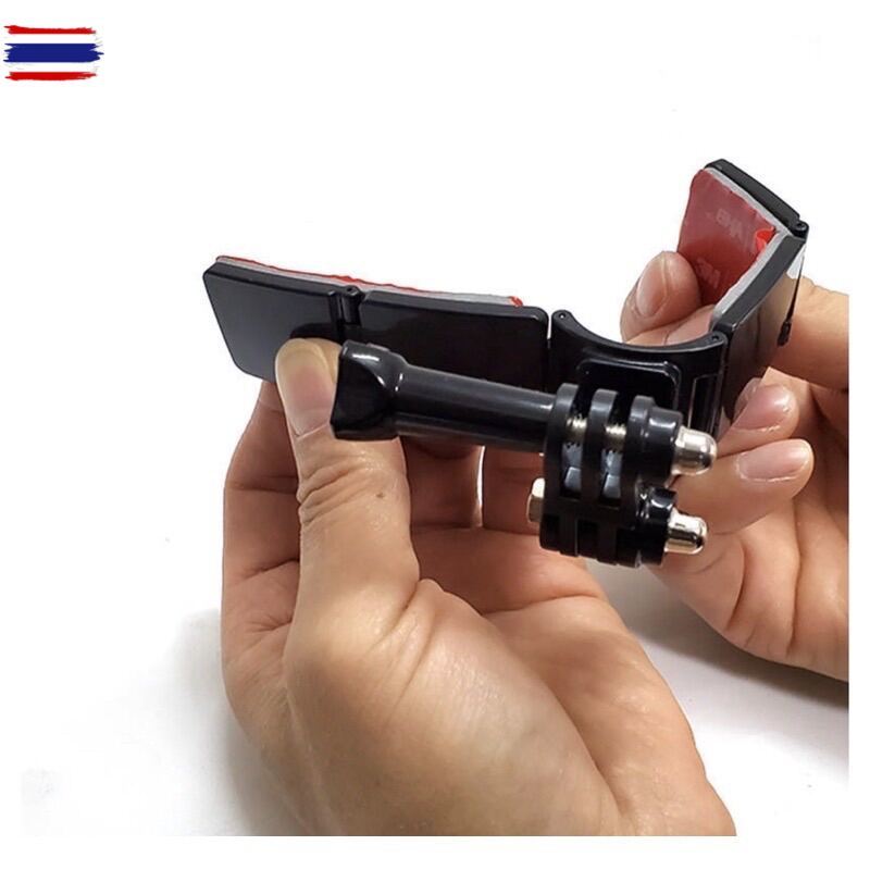 TUYU ขาติดหมวกกันน้อค แานพั สำหรั กล้องโกโปร กล้องแอคชั่น Helmet Bracket for Gopro,Action Camera ชุด