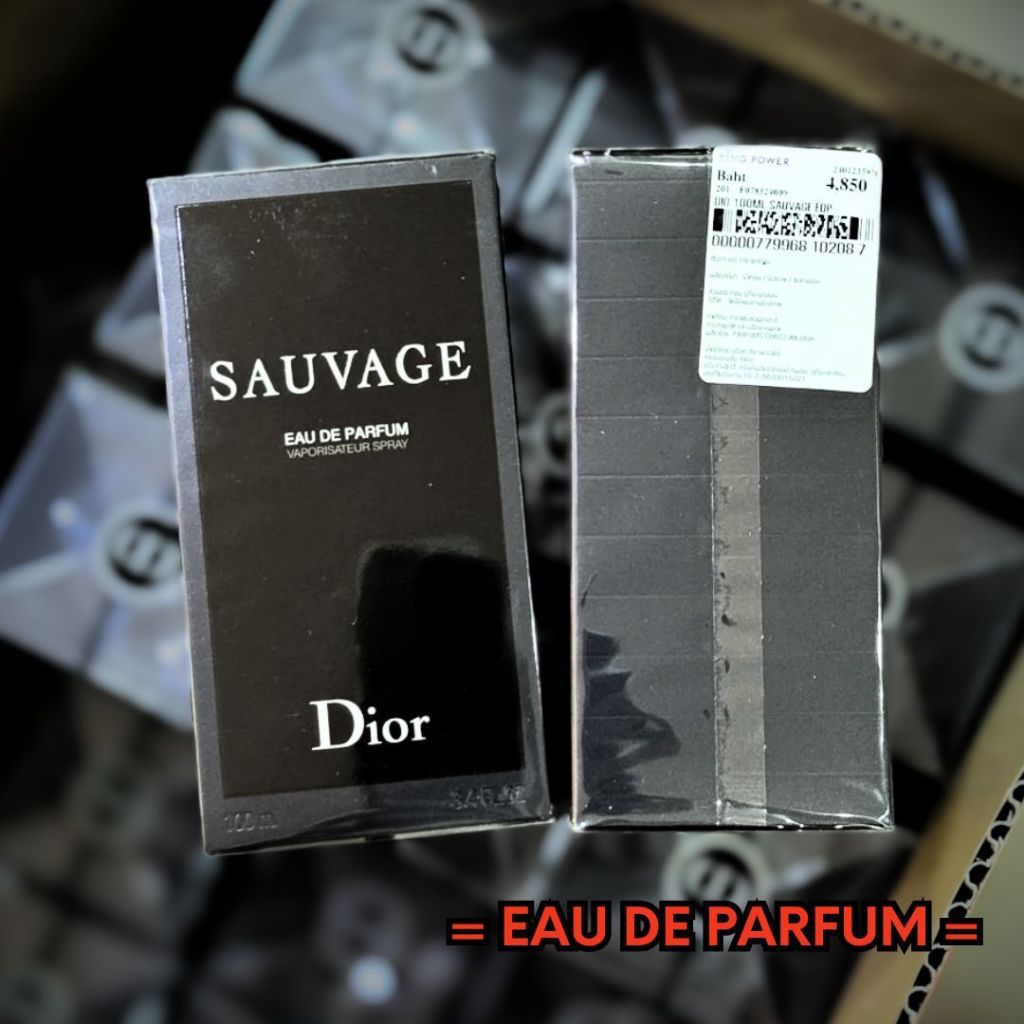 น้ำหอม (EDP) Christian Dior Sauvage EDP   กล่องซีล ป้ายคิงพาวเวอร์