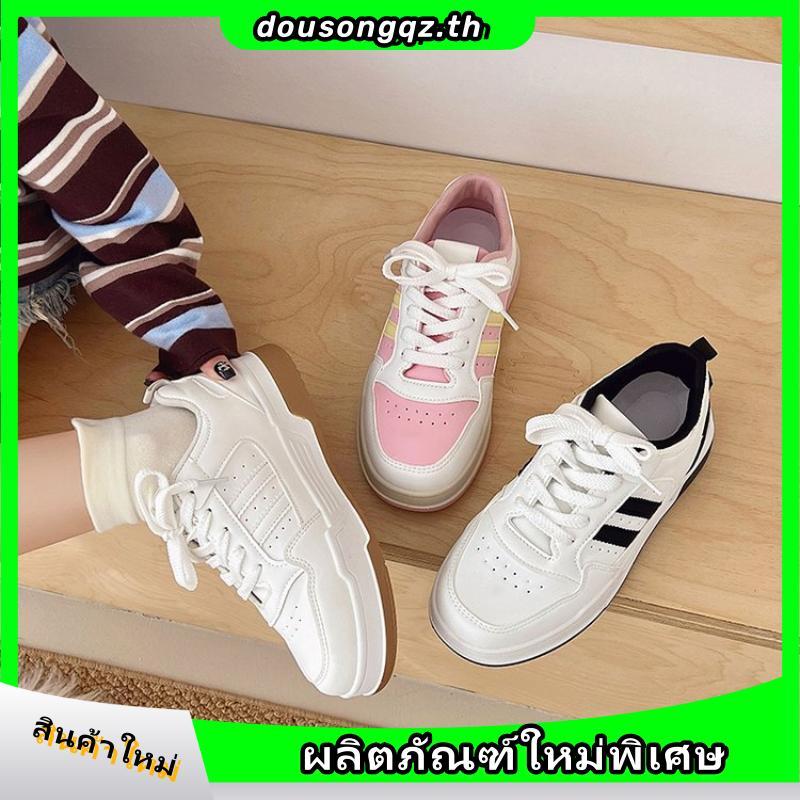 【8.1รุ่นใหม่】Corolla Rainbow Shoes รองเท้าลำลองผู้หญิง วัสดุ PU+ผ้าตาข่าย ระบายอากาศดี น้ำหนักเบา ขอ