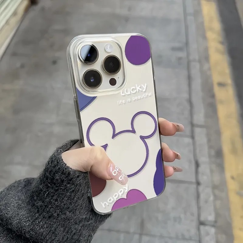 Lucky MickeyกรณีTPUเคสโทรศัพท์OPPO A57 A60 A1K C2 A3S A15 A15S A16 A16K A16E A17 A18 A38 A53 A33 A54