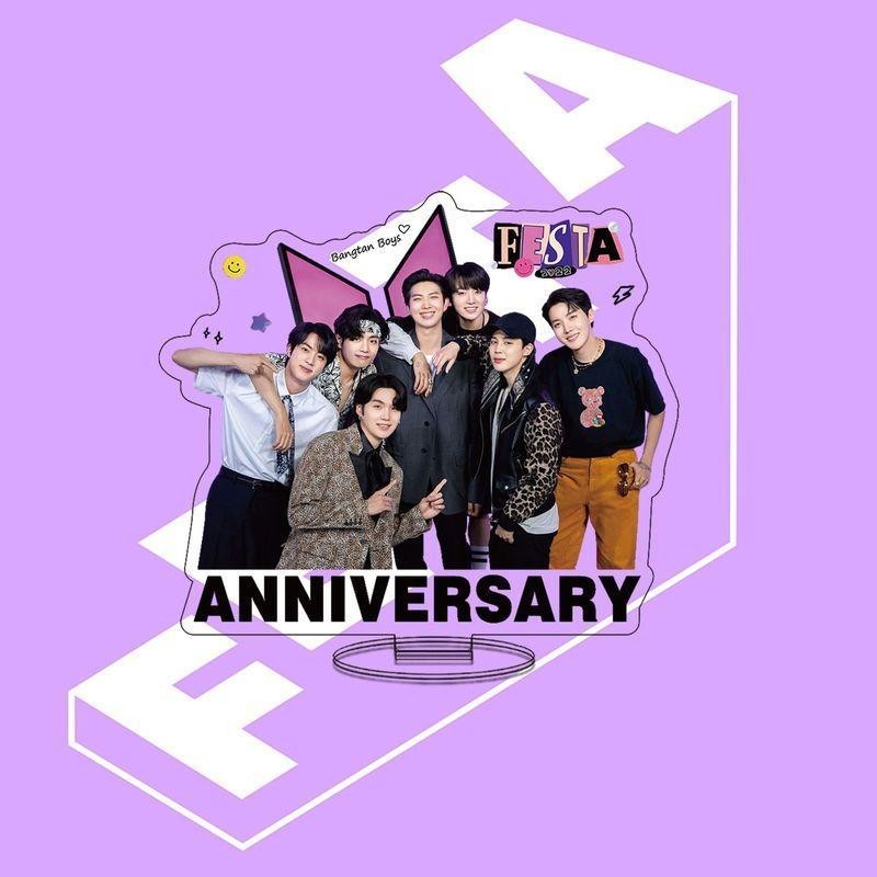 BTS อัลบั้มใหม่ Proof ป้ายหยุดเครื่องประดับอะคริลิค 9th Anniversary Kim Taehyung Merchandise Stand B