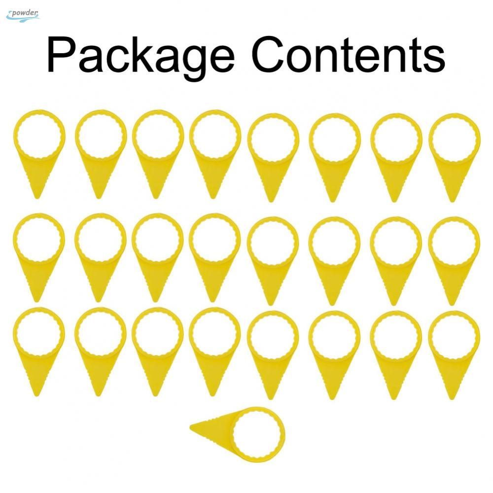 【POWE】25*  Wheel Nut Indicators 41mm Yellow Wheel Truck Safety PU Material Suit Trucks